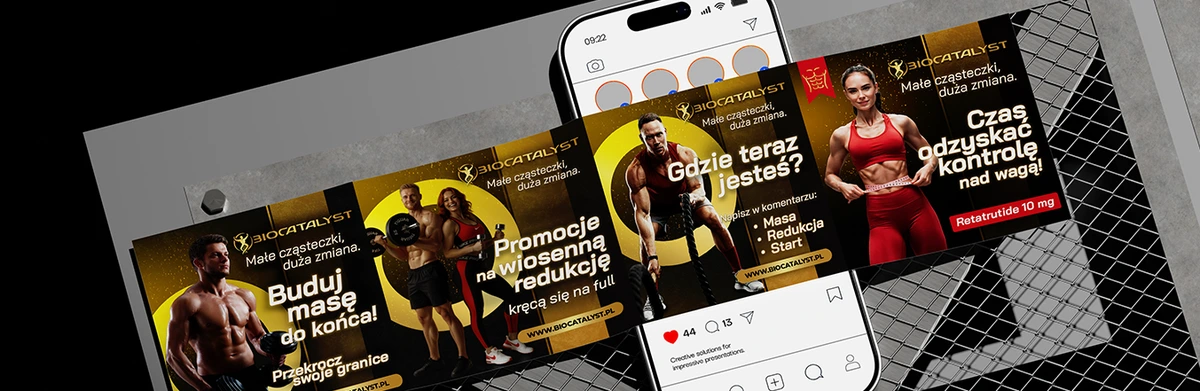 Kampania social media klubu fitness Effect